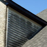 Before Aluminum Siding Cleaning